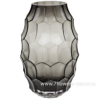 Ваза "Hexagon" (стекло), D14xH25 см - фото 1