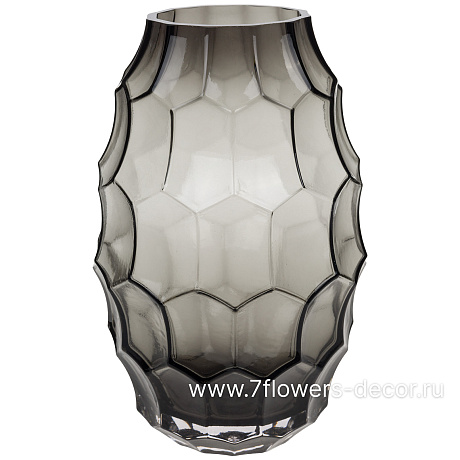 Ваза Hexagon (стекло), D14xH25 см - фото 1