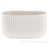 Кашпо (керамика), 18x11xH10 см - фото 1