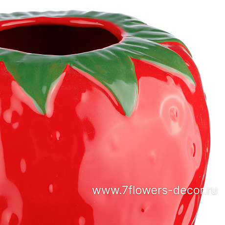 Ваза Клубника (керамика), D20xH22 см - фото 2