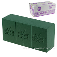 Кирпич флористический "Standard Soft", 23x11xH7 см, набор (20 шт), SevenDeco - фото 1
