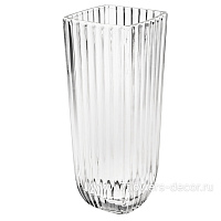 Ваза "Грани" (стекло), D14xH27,5 см - фото 1