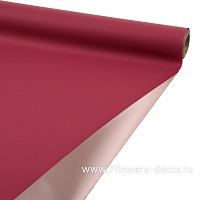 Пленка матовая "Розовое золото", 57 смx10 м, 63 mic, двусторонняя, двухцветная - фото 1