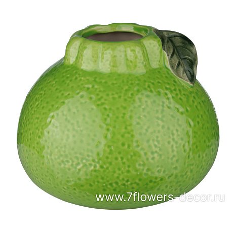 Ваза Лайм (керамика), D10,5xH9 см - фото 1