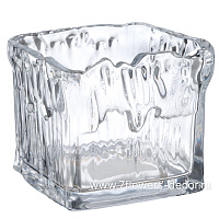 Ваза "Relief" (стекло), 13xH12 см - фото 1