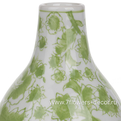 Ваза Шинуазри Green (керамика), D15xH30 см - фото 2