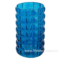 Ваза "Авиньон" (стекло), D11,8xH20 см, с декоративной текстурой - фото 1