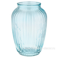 Ваза "Луана 2" (стекло), D16,5xH24 см - фото 1
