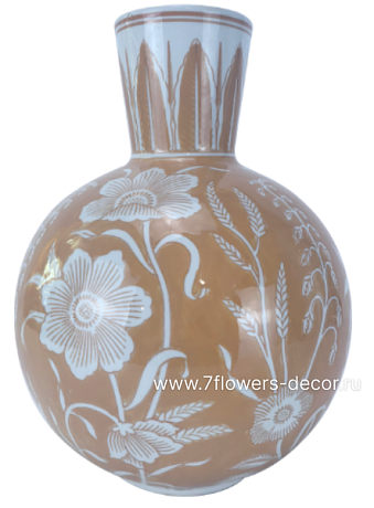 Ваза Шинуазри Кардинал (керамика), D23,5xH32 см - фото 1