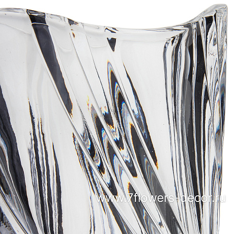 Ваза Crystal (стекло), D13xH25 см - фото 2