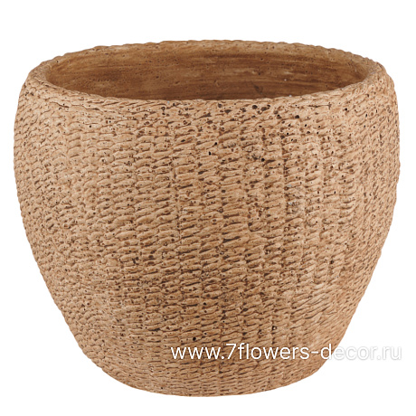 Кашпо Basket (керамика), D18xH15 см - фото 1