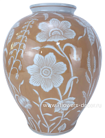 Ваза "Шинуазри Кардинал" (керамика), D24xH30 см - фото 1