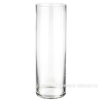 Ваза "Трубка 100" (стекло), D10xH30 см, К - фото 1