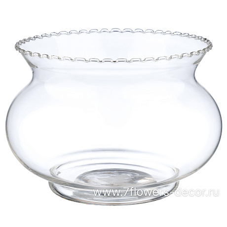 Ваза Belly (стекло), D16xH12 см - фото 1