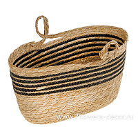 Корзина плетеная (водоросли), 46x22xH26/38 см - фото 1