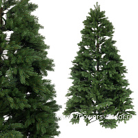 Ель искусственная с лампочками "Императрица флеш Elite" (ПЭ), D145xH210 см - фото 1