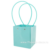 Сумка подарочная (картон), 13x12xH15 см, набор (10 шт), с ламинацией - фото 1