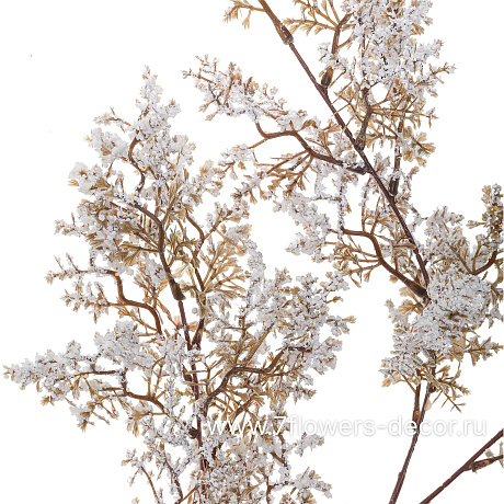 Ветка искусственная заснеженная (пластик), 30xH105 см - фото 2