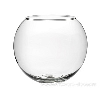 Ваза "Шаровая" (стекло), D16xH13 см, 2 л - фото 1