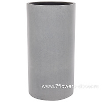 Кашпо Nobilis Marco "Cement Grey Сylinder" (полистоун), D41xH80 см, с тех.горшком - фото 1