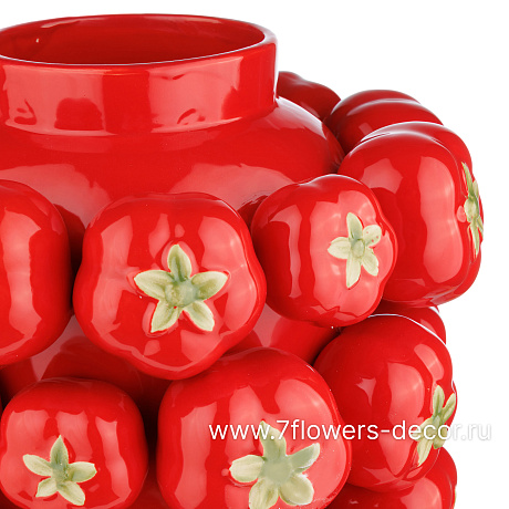 Ваза Помидор (керамика), 25x24,5xH25 см - фото 2