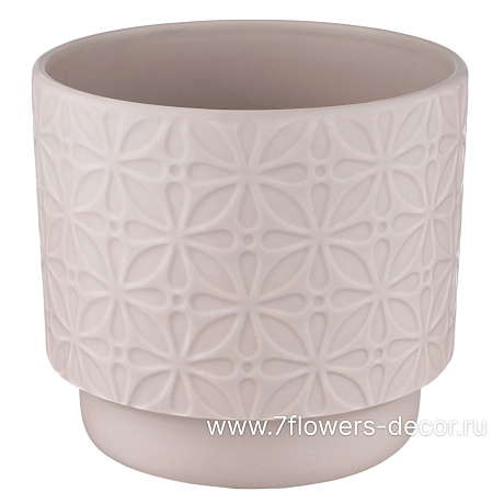Кашпо Clover (керамика), D13xH12 см - фото 1