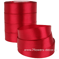 Лента атлас, 25 ммx25 ярд, набор (5 шт) - фото 1