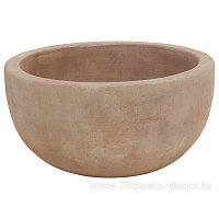 Кашпо Nobilis Marco "Mterra Round", (терракота), D30хН15 см - фото 1