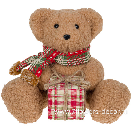 Фигура Медвежонок (ткань), 26x21xH20 см - фото 1