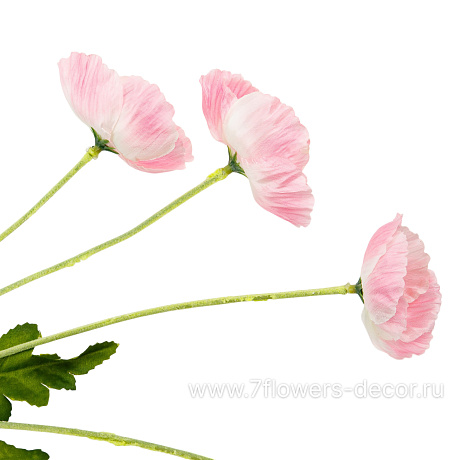 Цветок искусственный Мак, H57 см - фото 2