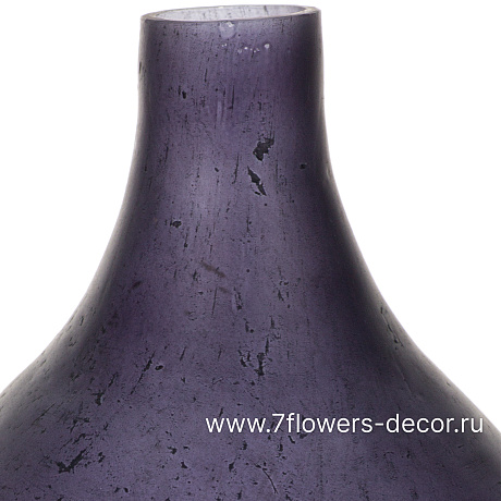 Ваза Alchemy Dark Grey (стекло), D19xH28 см - фото 2