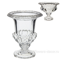 Ваза "Crystal" (стекло), D16xH20 см - фото 1