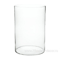 Ваза "Трубка 200" (стекло), D20xH30 см, К - фото 1