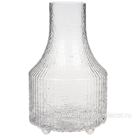 Ваза Elegance (стекло), D16xH26 см - фото 1