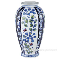 Ваза "Шинаузри Королевский синий" (керамика), D16xH29 см - фото 1