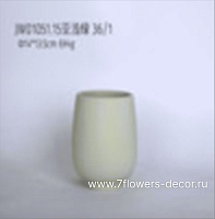 Кашпо "Flow" (керамика), D14xH13,5 см - фото 1