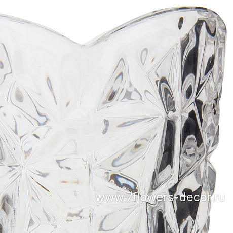 Ваза Crystal (стекло), D8xH19 см - фото 2