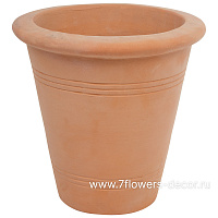 Кашпо Nobilis Marco "Terra Cone", (терракота), D24хН24 см - фото 1
