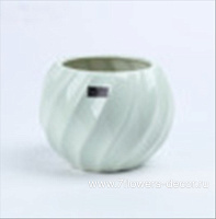 Кашпо "Flow" (керамика), D20xH15,5 см - фото 1