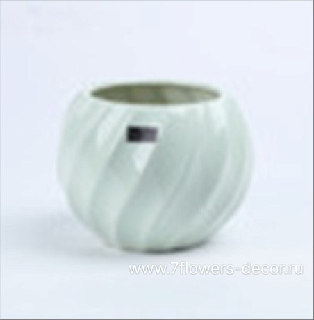 Кашпо Flow (керамика), D20xH15,5 см - фото 1