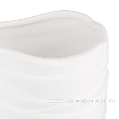 Кашпо Stone (керамика), D10,5xH10 см - фото 2