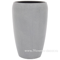 Кашпо Nobilis Marco "Cement Grey Vase" (полистоун), D32xH51 см, с тех.горшком - фото 1