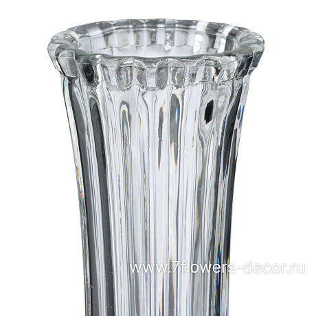 Ваза Blossom (стекло), D10xH22,5 см - фото 2