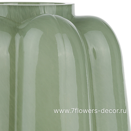 Ваза Blown (стекло), D15xH15,5 см - фото 2