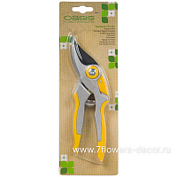 Секатор профессиональный флористический "Professional Aluminium" (нержавеющая сталь), 19,5 см, Oasis - фото 1