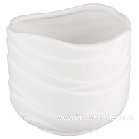 Кашпо "Stone" (керамика), D10,5xH10 см - фото 1