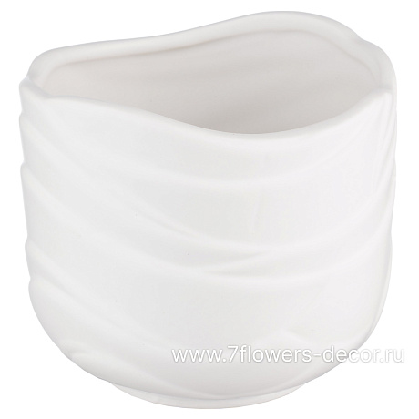 Кашпо Stone (керамика), D10,5xH10 см - фото 1