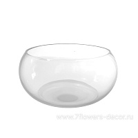 Ваза "Чаша" (стекло), D25xH25 см - фото 1