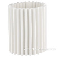 Ваза "Иллюзия" (керамика), D15xH18 см, для суxоцветов - фото 1