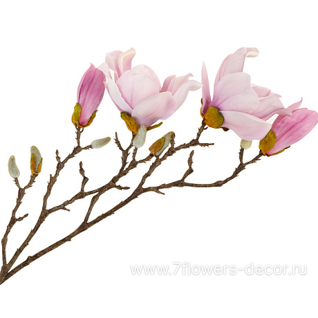 Ветка искусственная Магнолия, H90 см - фото 1